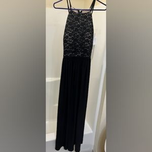 Night Way Collections Black Lace Prom Dress